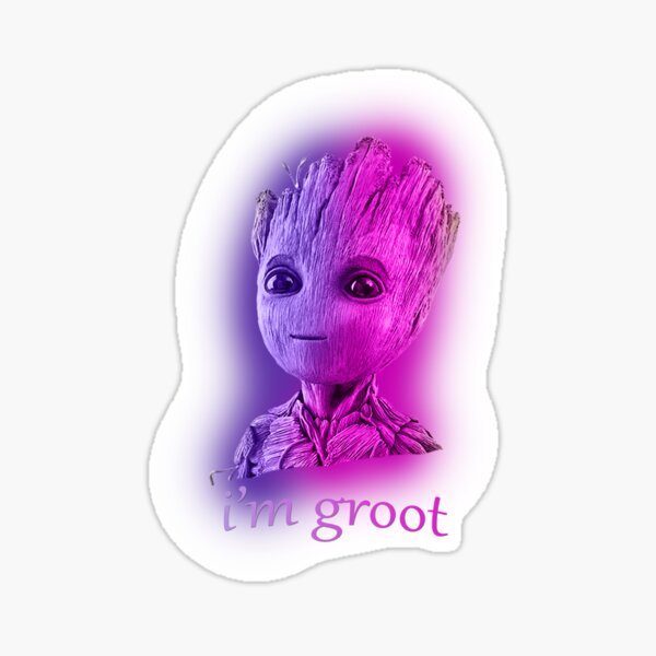 Je suis groot Design 1 Sticker