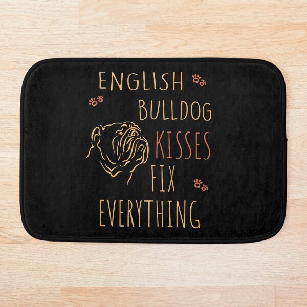Item preview, Los besos del bulldog inglés lo arreglan todo designed and sold by Unique-Tees.