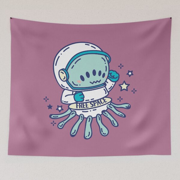 Item preview, Free space alien monster designed and sold by SPIRIMAL.