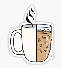 Hot Coffee | Iced Coffee Sticker