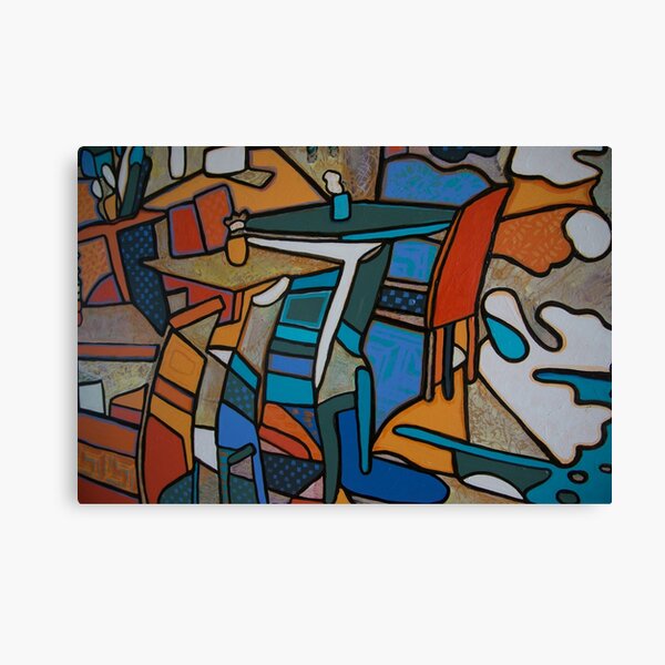 Urban Culture - Table for Two Canvas Print