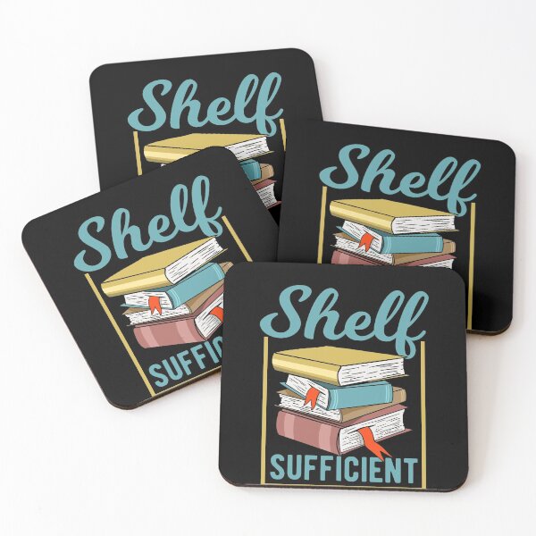 Item preview, Funny Book Saying - Shelf Sufficient designed and sold by CanadianUnicorn.