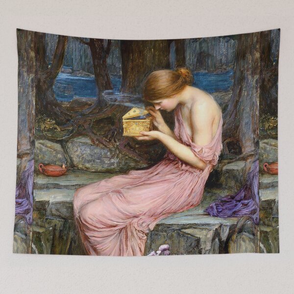 Item preview, Psyche Opening the Golden Box, by John William Waterhouse, 1903 designed and sold by lamalee.