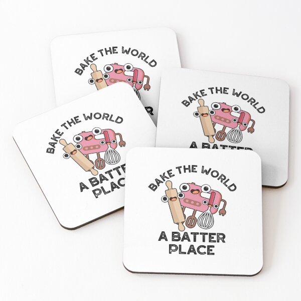 Item preview, Bake The World A Batter Place Funny Baking Puns  designed and sold by punnybone.
