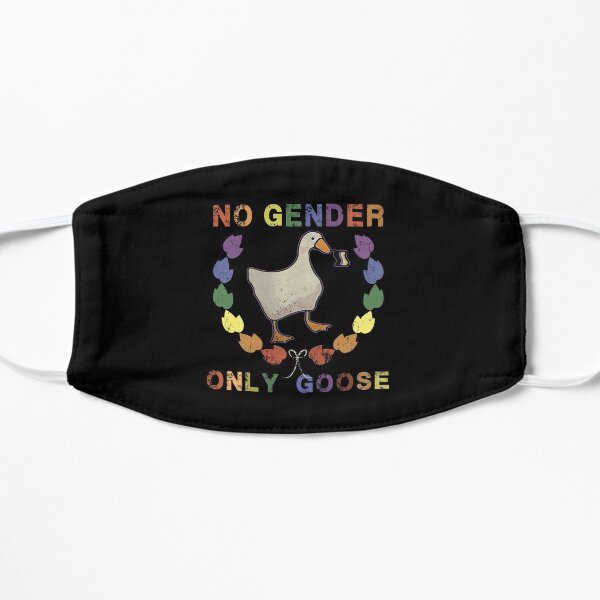 No Gender Only Goose LGBT Flat Mask
