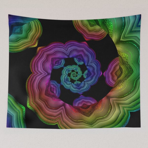 Item preview, Rainbow Tie Dye Lace Agate designed and sold by geodeart.