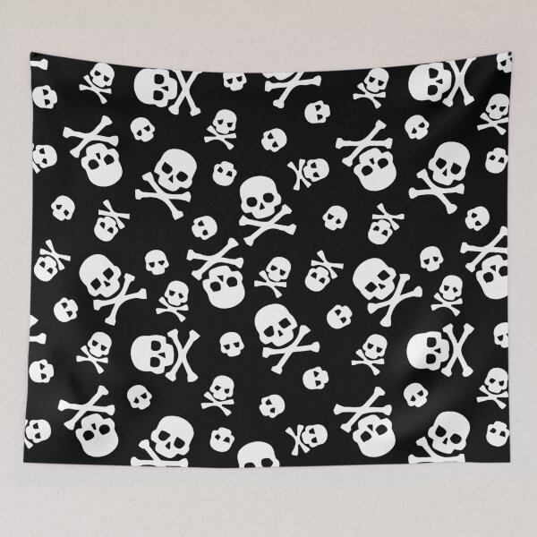 Item preview, skulls pattern  designed and sold by THE OTAKU SHOP.