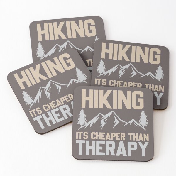 Item preview, Hiking it's cheaper than therapy designed and sold by pnkpopcorn.