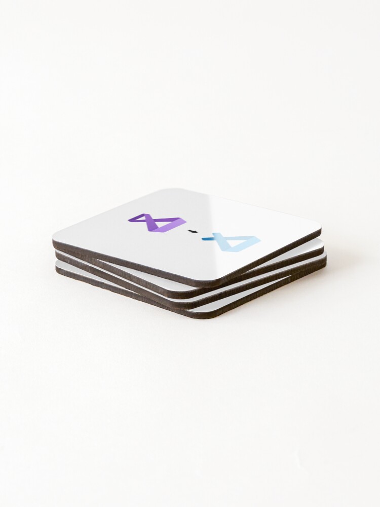 Thumbnail 4 of 5, Coasters (Set of 4), Visual studio code designed and sold by rd-king.