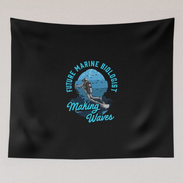 Item preview, Cute Funny Future Marine Biologist Making Waves Pun designed and sold by oersjacque.