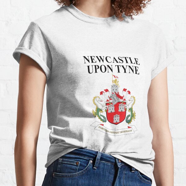 040_1A - NEWCASTLE UPON TYNE - COAT OF ARMS Classic T-Shirt