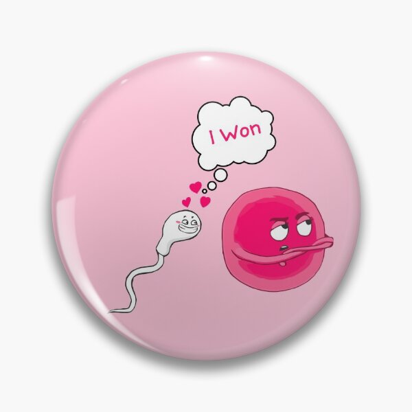 Item preview, Cute Sperm and Egg Ovum Cute Couple designed and sold by labstud.