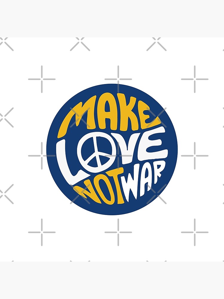 make-love-not-war-poster-by-addalirida-redbubble