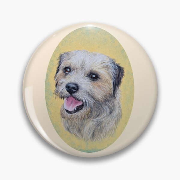 Artikelvorschau, Border Terrier (beiger Hintergrund) entworfen und verkauft von SandraWarmerdam.