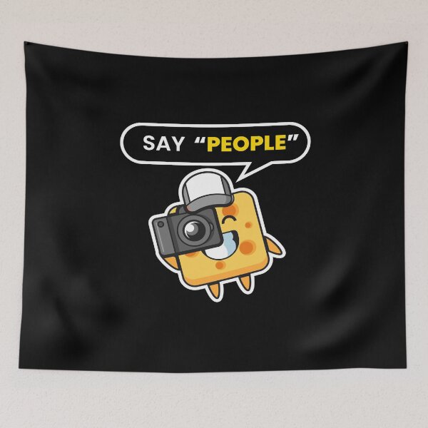 Item preview, Say People Cheese Milk Food Photography designed and sold by MooonTees.