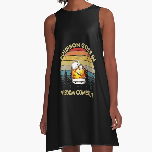 Item preview, BOURBON GOES IN WISDOM COMES OUT VINTAGE designed and sold by Wright-Shop1.