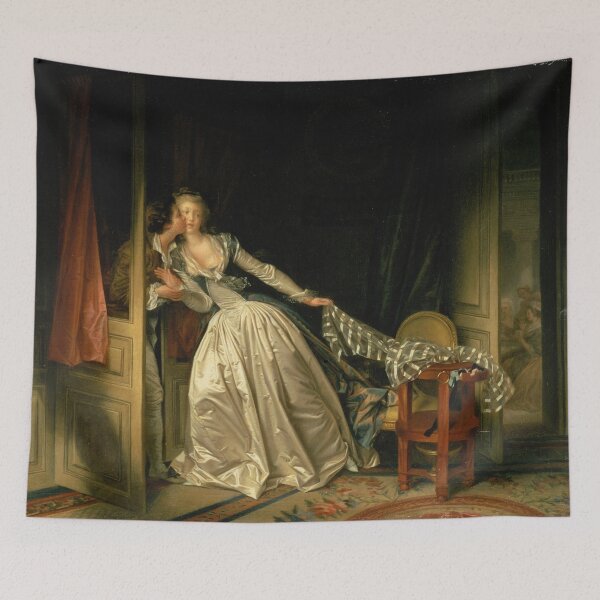 Item preview, The Stolen Kiss, by Jean-Honore Fragonard, late 1780's designed and sold by lamalee.