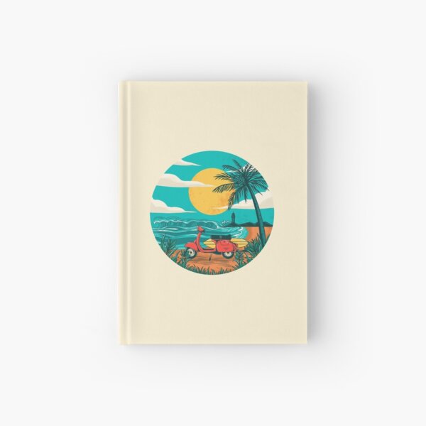 the beach Hardcover Journal