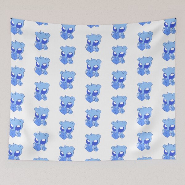 Item preview, Broken Hearted Bear (blue) designed and sold by gross-girl99.