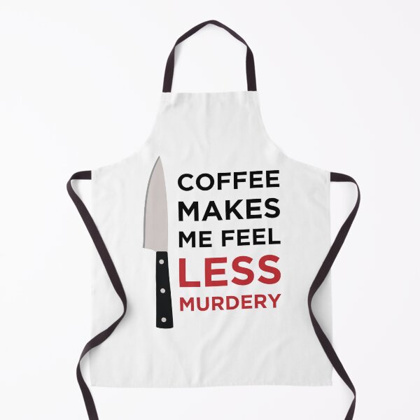 Item preview, Coffee Makes Me Feel Less Murdery designed and sold by OkGalerieRB.