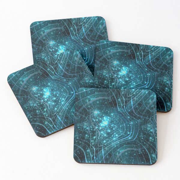 Item preview, Teal Galaxy Night Agate designed and sold by geodeart.