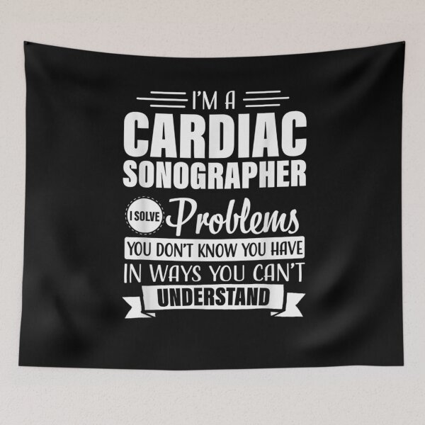 Item preview, Cardiac Sonographer Ultrasound Tech Problems Sonography Gift  designed and sold by mchargue12.
