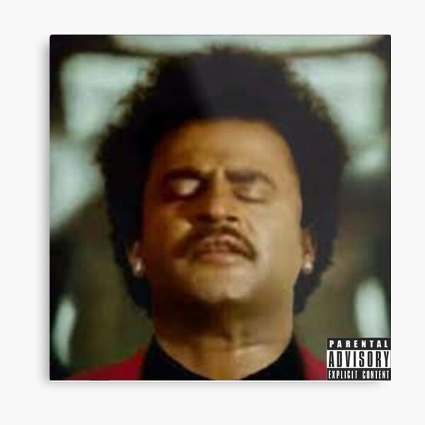 Rajinikanth Metal Print By Theicons Redbubble