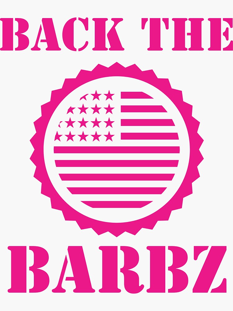 "back The Barbz" Sticker For Sale By Bonzashop | Redbubble