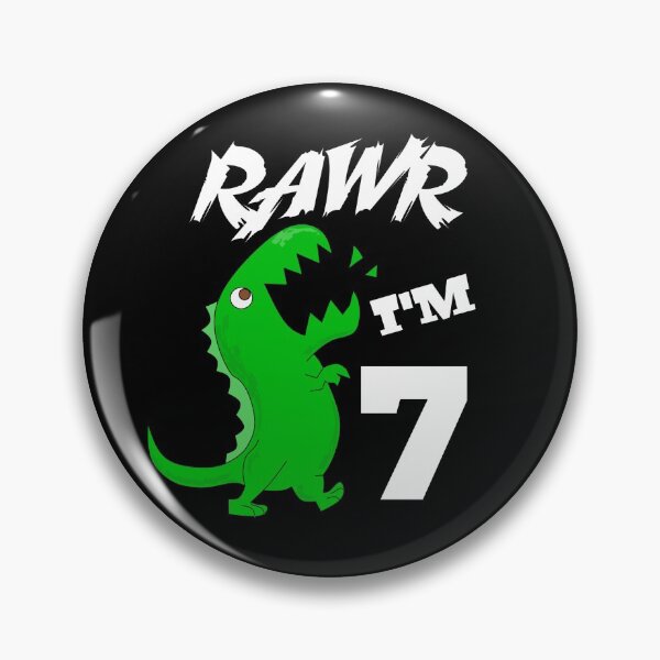 Item preview, Rawr I'm Seven T-Rex  designed and sold by Gift For You.
