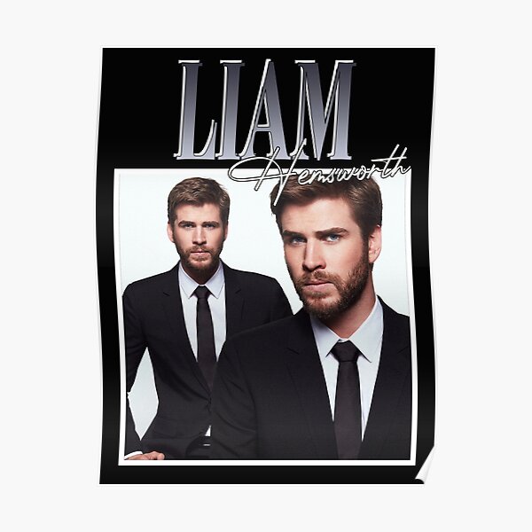 Poster Liam Hemsworth Redbubble