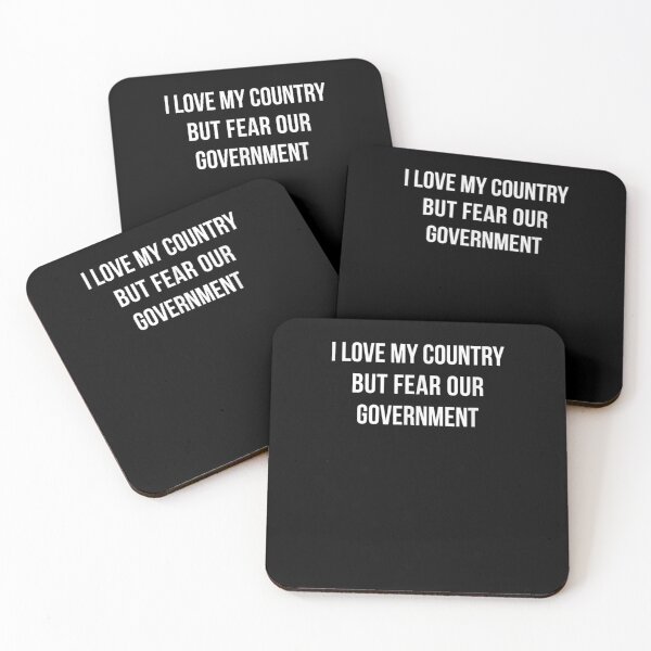 Item preview, I Love My Country But Fear Our Government Gift  designed and sold by mchargue12.