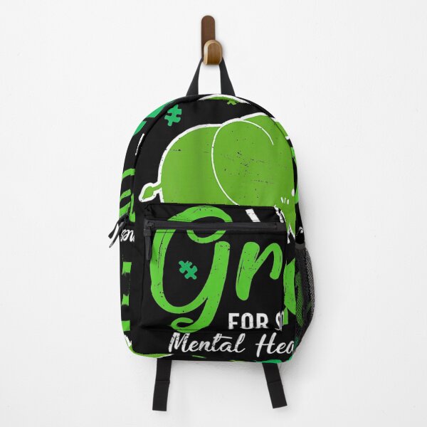 Item preview, I Wear Green Ribbon Mental Health Awareness Month Elephant Gift  designed and sold by mchargue12.