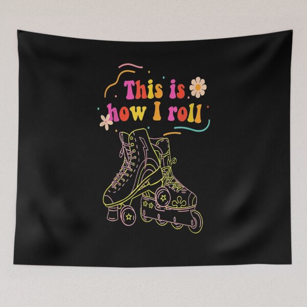 Item preview, Vintage Rollerblading Inline Skates This Is How I Roll Retro Gift  designed and sold by mchargue12.