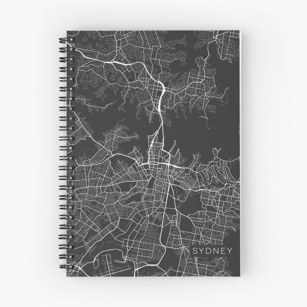 Item preview, Sydney Map, Australia - Gray designed and sold by MainStreetMaps.