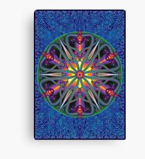 Unique abstract poster designs-Magma Clover Canvas Print