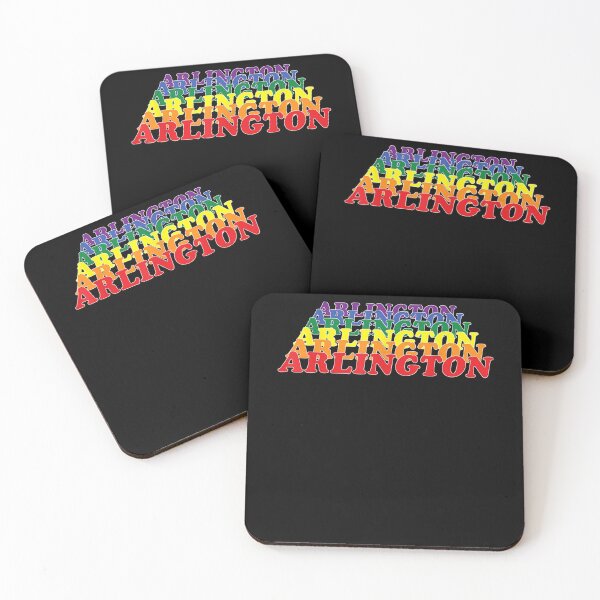 Item preview, Arlington City Gay Pride Rainbow Word Design Gift  designed and sold by mchargue12.