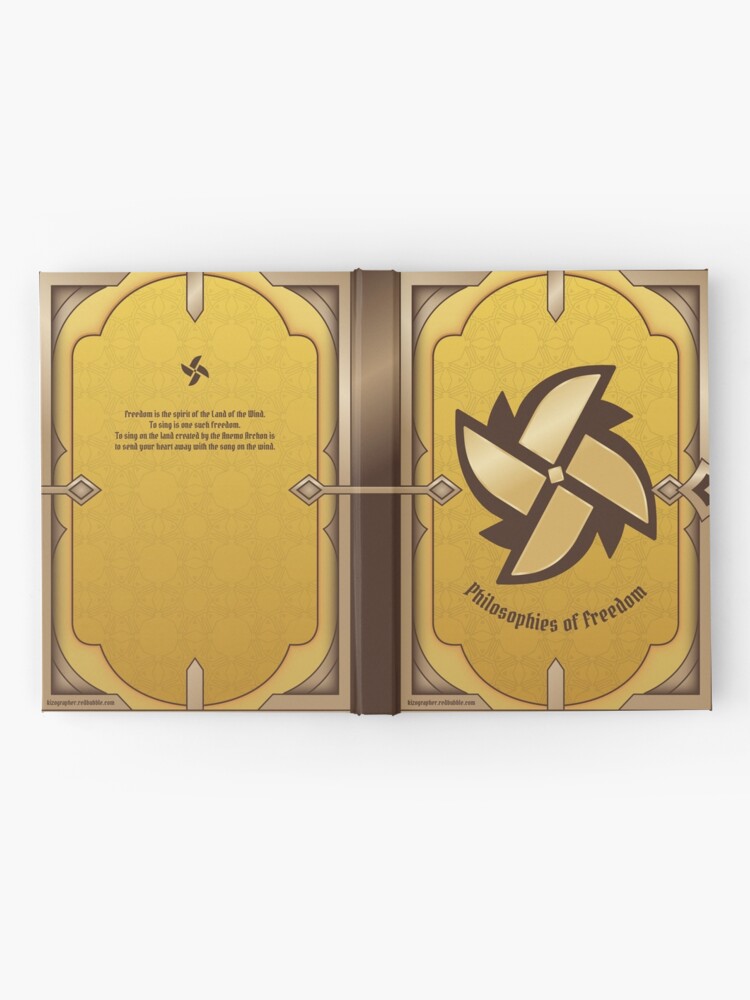 Alternate view of Genshin Impact Philosophies of Freedom Hardcover Journal
