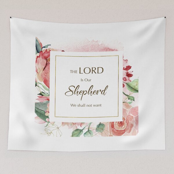 Item preview, The LORD is our shepherd Psalm 23  designed and sold by kellyfaithart.