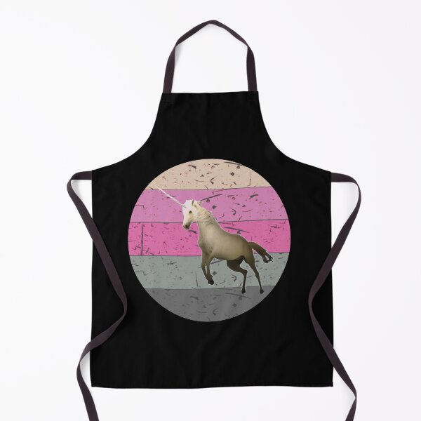 Item preview, Fantasy Unicorn on Vintage Retro Sunset in Peach Pink Gray Colors designed and sold by kmcs.