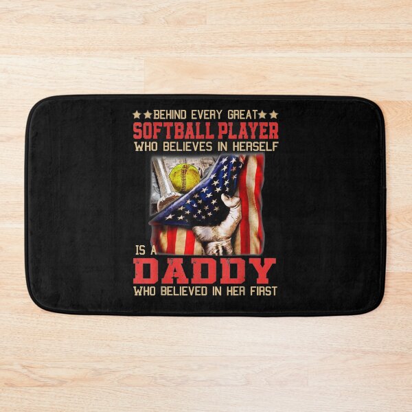 Item preview, Behind Every Great Softball Player Who Believes Is A Daddy Gift  designed and sold by mchargue12.