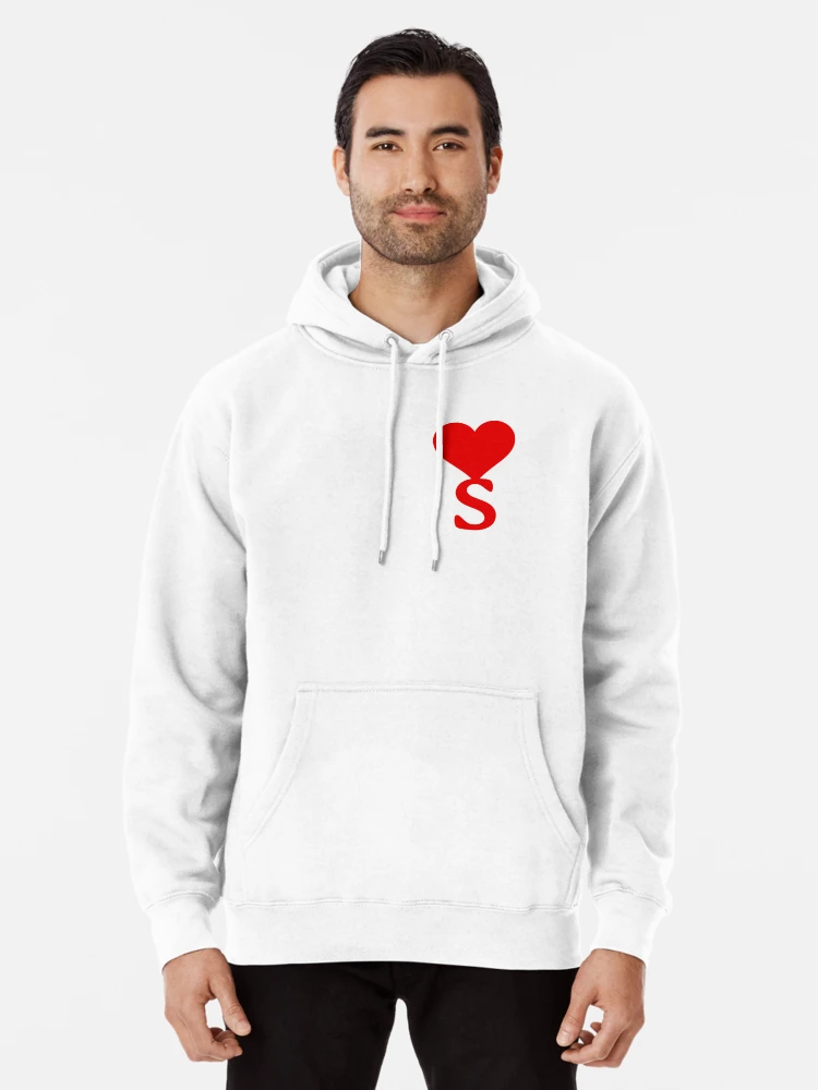 Heart with letter initial S