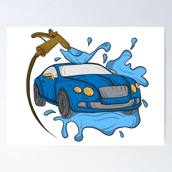 Wall Art Print Car wash, Gifts & Merchandise