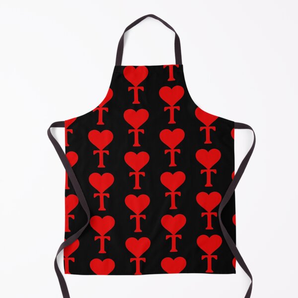 Item preview, Heart with letter initial T || Black backgroung designed and sold by ronaldsonou.