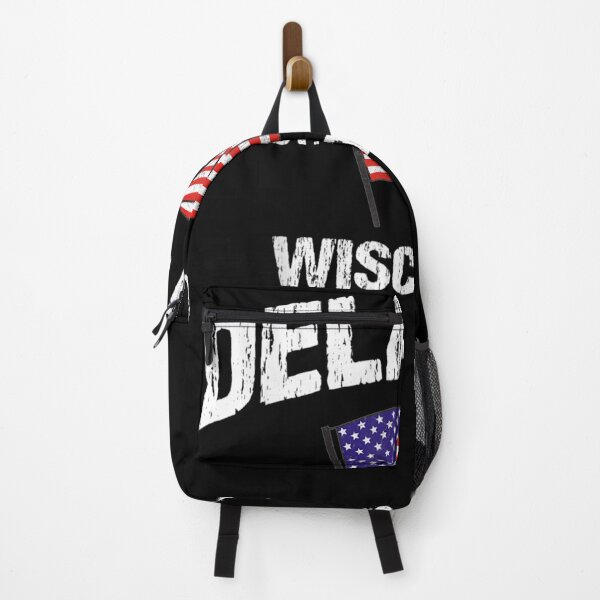 Item preview, Delavan Wisconsin Wi Usa Stars Stripes Vintage Style Gift designed and sold by mchargue12.