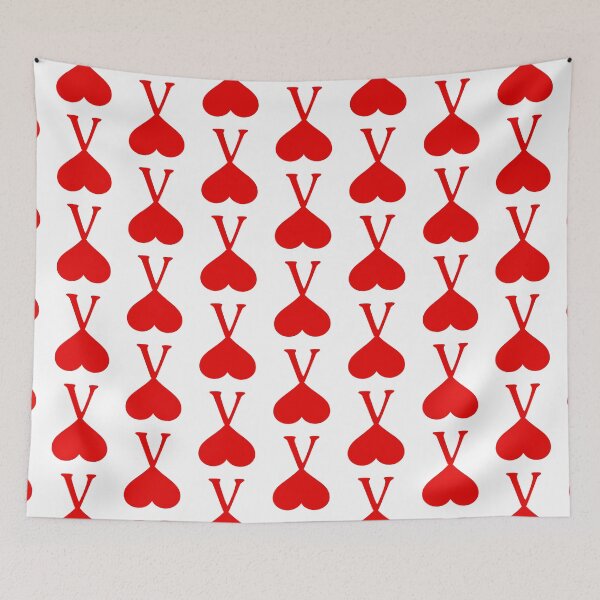 Item preview, Heart with letter initial V designed and sold by ronaldsonou.