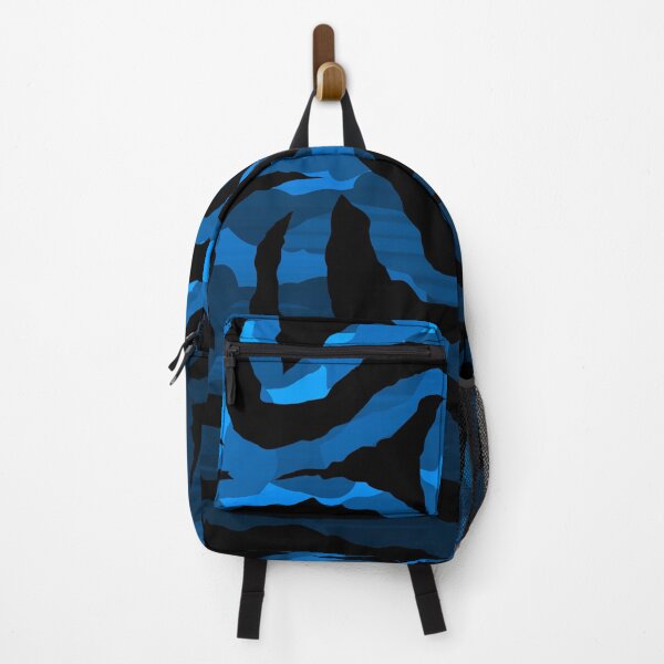 Navy blue camo outlet backpack