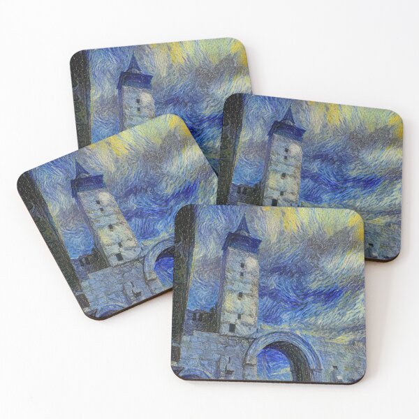 Item preview, Bab Sharqi of Damascus - Van Gogh's Starry Night Style designed and sold by Homsalgia.