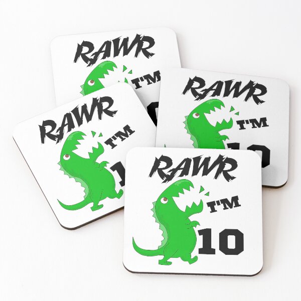Item preview, Rawr I'm Ten T-Rex  designed and sold by Gift For You.