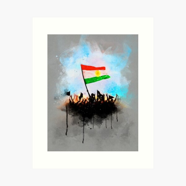 Item preview, Kurdistan Flagge designed and sold by nedal1979.