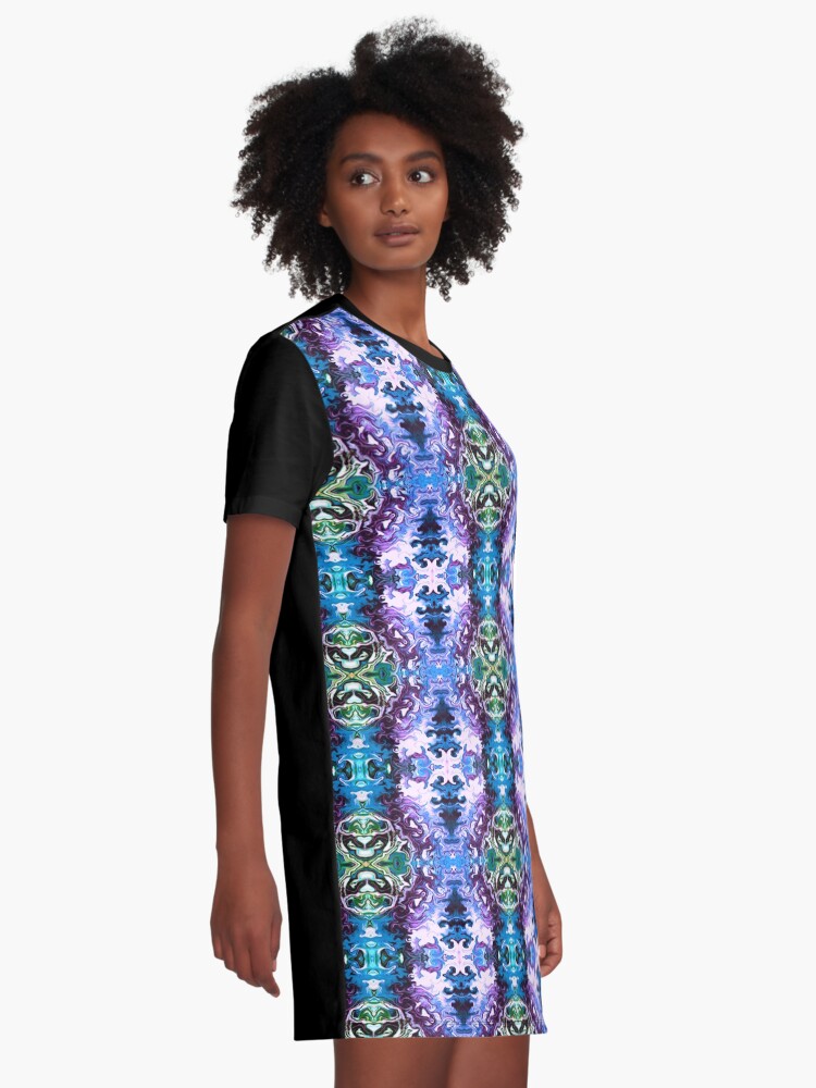 Alternate view of Bohemian Motif 1 Graphic T-Shirt Dress